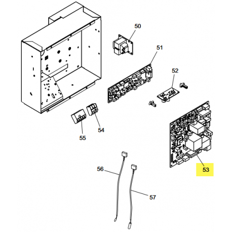 FUJITSU K9712996175 aka 9712996175 Power supply PCB (36 model)