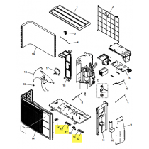 FUJITSU K9383720000 aka 9383720000 Drain cap assy