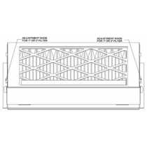 FUJITSU 86ET0001 20 x 20 Filter Base, Medium Cabinet 30k, 36k