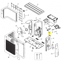 FUJITSU K9322420046 aka 9322420046 Heat sink