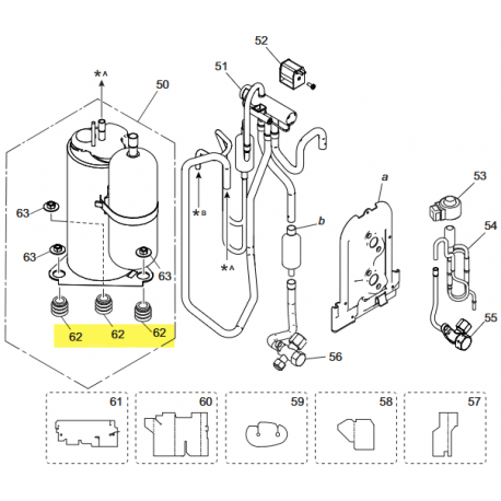 FUJITSU K9322386007 aka 9322386007 Cushion rubber