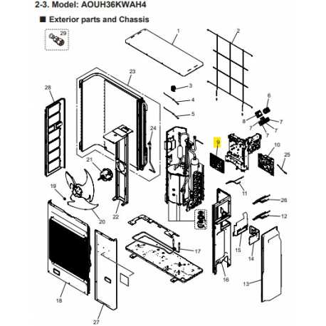 FUJITSU K9711434760 aka 9711434760 CONTROL PCB H36KDTA4(U)-A01-00-SV A2L