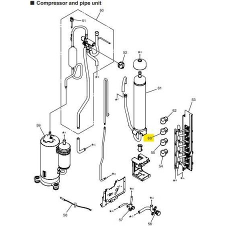 FUJITSU K9970186073 aka 9970186073 COIL EXPANSION VALVE CAM-MD12KG-358 L 1160 A2L