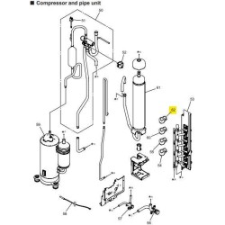 FUJITSU K9970187056 aka 9970187056 COIL EXPANSION VALVE CAM-MD12KG-656 L 1280 A2L