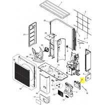 FUJITSU K9709688137 aka 9709688137 Inverter PCB (Service)