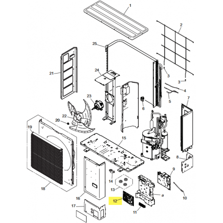 FUJITSU K9711432407 aka 9711432407 Main PCB