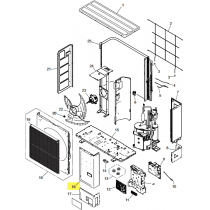 FUJITSU K9383876004 aka 9383876004 Service panel sub assy