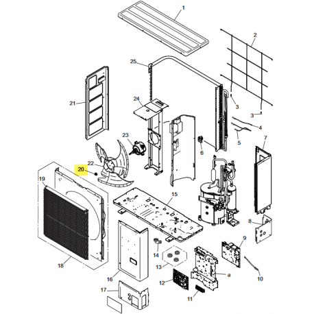 FUJITSU K0700103063 aka 0700103063 Nut for Propeller fan