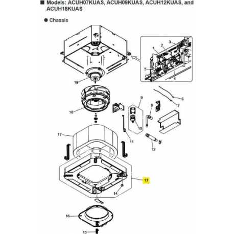 FUJITSU K9377765017 aka 9377765017 DRAIN PAN ASSY A2L