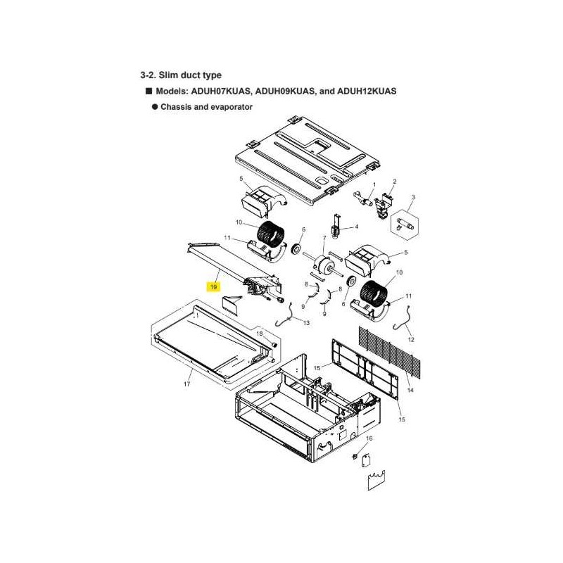 FUJITSU K9380682769 aka 9380682769 EVAPORATOR TA A2L