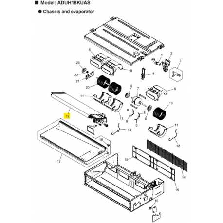 FUJITSU K9380682783 aka 9380682783 EVAPORATOR TA A2L