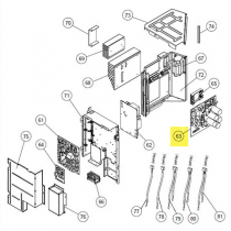 FUJITSU K9709901380 aka 9709901380 IPM PCB K09CQ-2400HUE-TR1