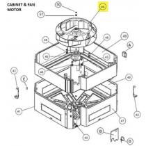 FUJITSU K9378228016 aka 9378228016 TURBO FAN AUUB18 VAB DW