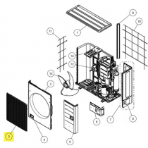 FUJITSU K9379399012 aka 9379399012 FAN GUARD AOHFI DW