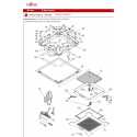FUJITSU K9362836012 aka 9362836012 LOUVER ASSY AUU RCLX WITH INSULATION HPE ABS LOUVER SUB ASSY