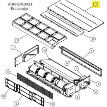FUJITSU K9380604013 aka 9380604013 MAIN PANEL(4FAN) CL48 SGCC Z NC X Z08 T0 6