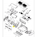 FUJITSU K9384308023 aka 9384308023 TOP PANEL COVER ASSY 2-FAN J398 ABYG18KRTA