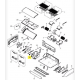 FUJITSU K9384308023 aka 9384308023 TOP PANEL COVER ASSY 2-FAN J398 ABYG18KRTA