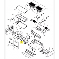 FUJITSU K9384308023 aka 9384308023 TOP PANEL COVER ASSY 2-FAN J398 ABYG18KRTA