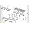FUJITSU K9313131135 aka 9313131135 INTAKE GRILL ASSY 18RL DW