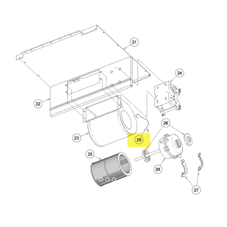 FUJITSU K9900826031 aka 9900826031 THERMISTOR ROOM HY