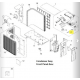 FUJITSU K9901264016 aka 9901264016 THERMISTOR OUTDOOR TEMP WF1J103 A2L
