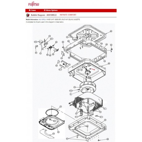 FUJITSU K9362817394 EVAPORATOR TA 18RCLX DW HY WSL OFC