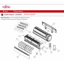 FUJITSU K9315014023 aka 9315014023 AIR FILTER ASUB18 HVII PP