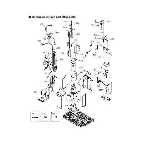 FUJITSU K9901083013 aka 9901083013 THERMISTOR ASSY (TH8: HEAT EXCHANGER 2 GAS) (TH10: HEAT EXCHANGER 2 LIQUID)