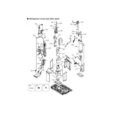 FUJITSU K9901084010 aka 9901084010 THERMISTOR ASSY (TH4: SUBCOOLING HEAT EXCHANGER A ASSY)