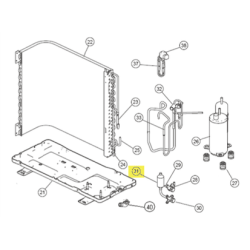 FUJITSU K9317174015 aka 9317174015 VALVE 3 WAY ASSY 9RL Replaced By 9317366014
