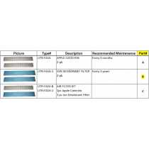 FUJITSU K9315361042 aka 9315361042 ION DEODORANT FILTER UTR-FA16-2 (2 PCS) RL** HY