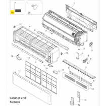 FUJITSU K9383730030 aka 9383730030 LOUVER SPRING H431 ASUG/ASUG SUS304 WPB A2L
