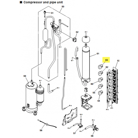 FUJITSU K9970186080 aka 9970186080 COIL EXPANSION VALVE CAM MD12KG 359 L 1400 A2L