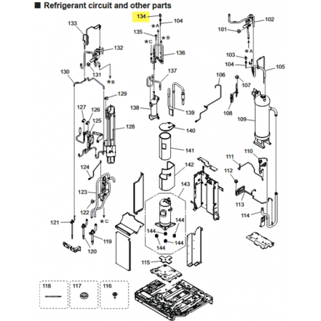 FUJITSU K9970178139 aka 9970178139 PRESSURE SENSOR NSK BH050I 859