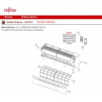 FUJITSU K9314991028 aka 9314991028 FRONT PANEL HY DW WSL HIPS OPE/TIM/QUI