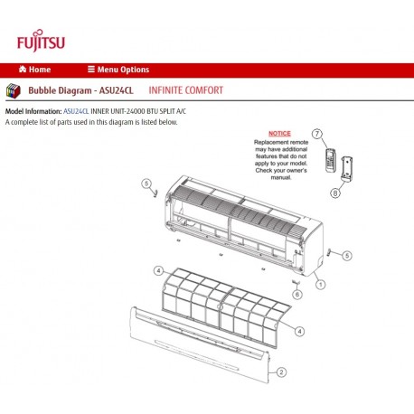 FUJITSU K9314991028 FRONT PANEL HY DW WSL HIPS OPE/TIM/QUI