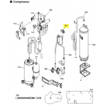 FUJITSU K9970173004 aka 9970173004 COIL EXPANSION VALVE PQ M10012 000020 L 85
