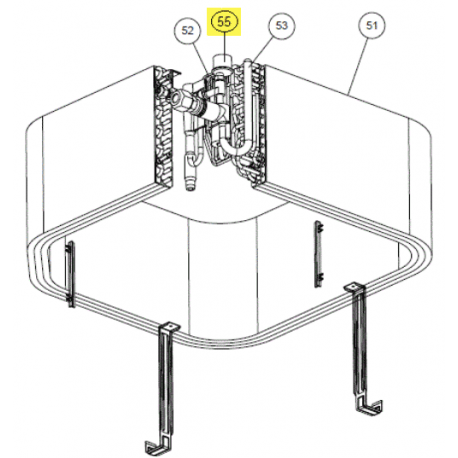 FUJITSU K9970086069 aka 9970086069 EXPANSION VALVE W/ COIL VAB