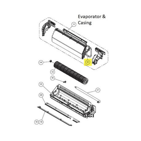 FUJITSU K9970084102 aka 9970084102 EXPANSION VALVE VAB