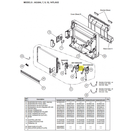 FUJITSU K9970084089 aka 9970084089 EXPANSION VALVE VAB EFM 10YGKG 8