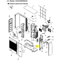 FUJITSU K9901321009 aka 9901321009 HEATER BASE SQ8E0332 A2L