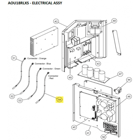 FUJITSU K9901112010 aka 9901112010 THERMISTOR HEAT EXCH RLXS