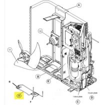 FUJITSU K9901067013 aka 9901067013 HEATER BASE 100RZ0422002(230V 150W)