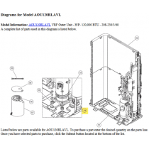 FUJITSU K9901076015 aka 9901076015 HEATER CRANK CASE MATCHWELL 230V 35W L 1500