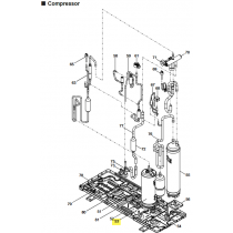 FUJITSU K9901076046 aka 9901076046 HEATER BELT COMPRESSOR VAB MATCHWELL 230V 21W L 1340