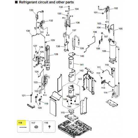 FUJITSU K9901076077 aka 9901076077 BELT HEATER MATCHWELL 230V 35W L 180