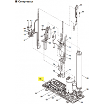 FUJITSU K9900919016 aka 9900919016 HEATER BASE VAB SA2-24897(D8.0 230V150W)