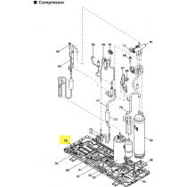 FUJITSU K9900919023 aka 9900919023 HEATER BASE VAB SA2-24940((D8.0 230V150W)