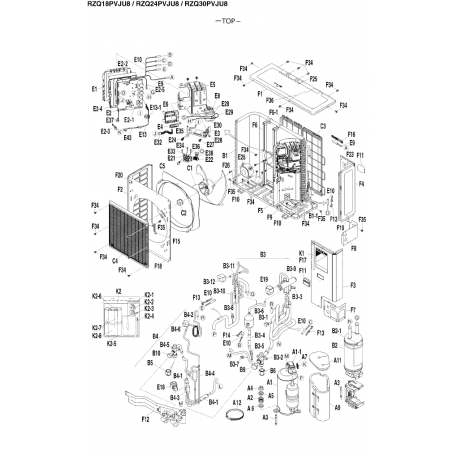 Daikin 2361840 PRINTED CIRCUIT ASSY. (CONTROL)